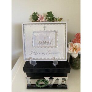 Koala Baby White Porcelain Photo Frame I Love my‎ Godfather 4"x6" Keepsake Photo